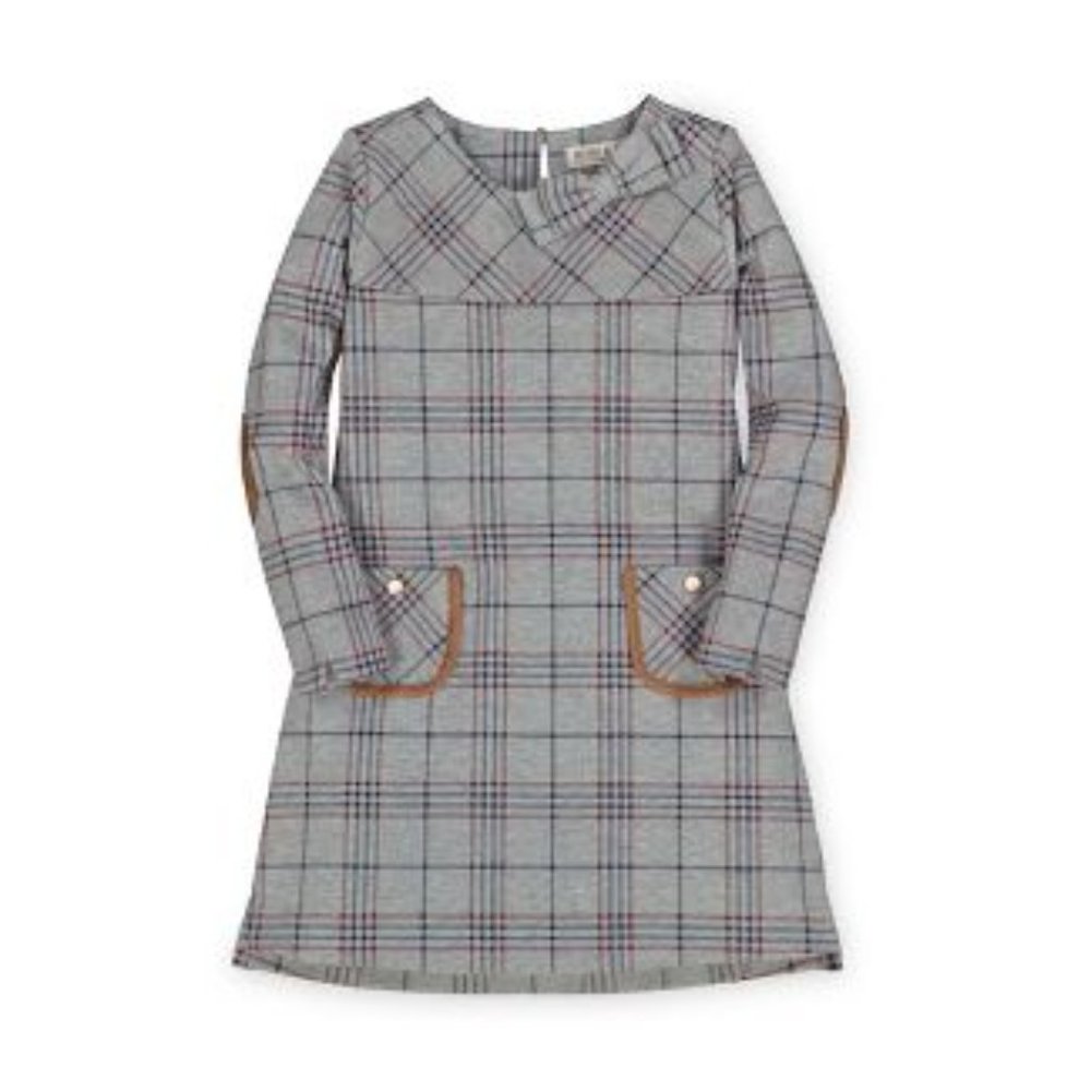 Hope & Henry Girls' Quilted Ponte Riding Dress - size 5 - soft - like new